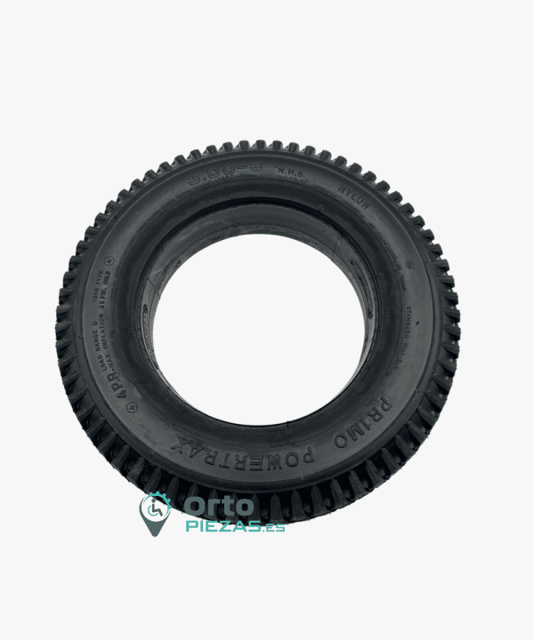 Rueda trasera maciza 14” (3.00-8) negra Quickie Serie Q