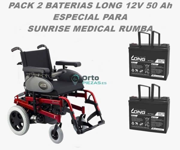 Pack baterías Sunrise Medical Rumba