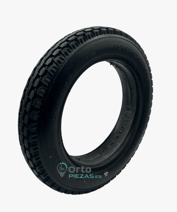 Rueda maciza Primo Powertrax 12½ x 2¼ negra Quickie