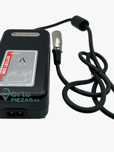 Cargador 24V 2A para scooter Invacare Scorpius con conector XLR
