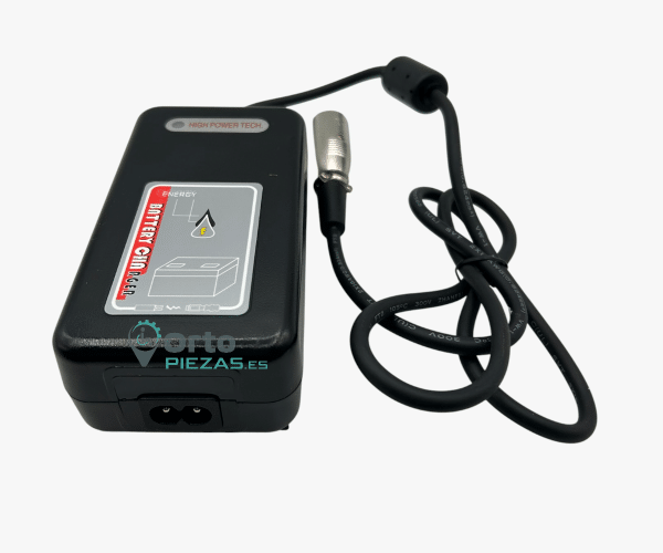 Cargador 24V 2A para scooter Invacare Scorpius con conector XLR