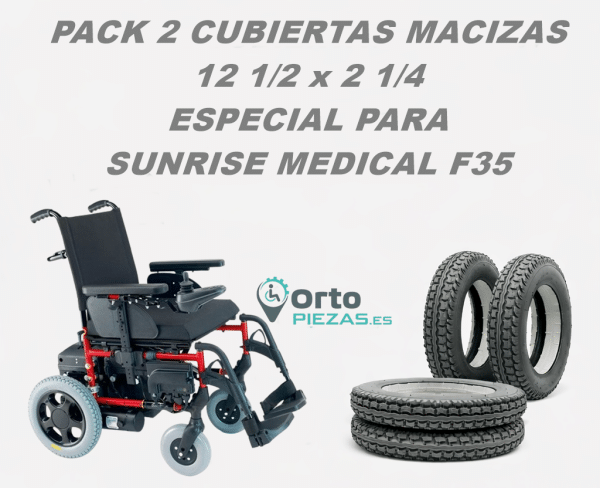 Sunrise Medical Quickie F35 pack ruedas
