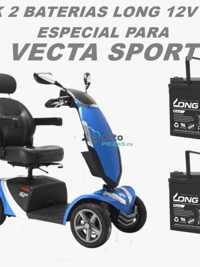 Baterías Vecta Sport 50Ah – Pack de 2 baterías para scooter