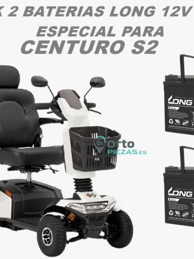 Baterías Centuro S2 55Ah – Pack de 2 baterías para scooter eléctrico