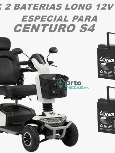 Baterías Centuro S4 55Ah – Pack de 2 baterías para scooter eléctrico
