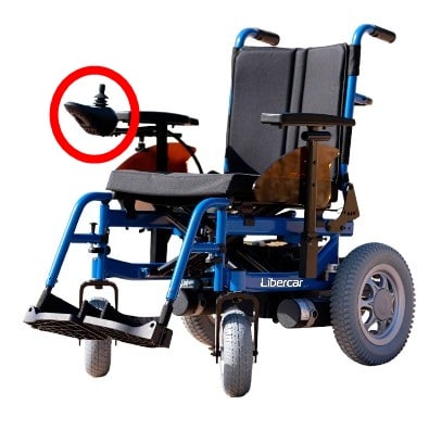 Joystick para silla de ruedas eléctrica Libercar Emblema